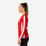 Youth & Adult Long Sleeve Cheer Top - Personalized Red Team Uniform