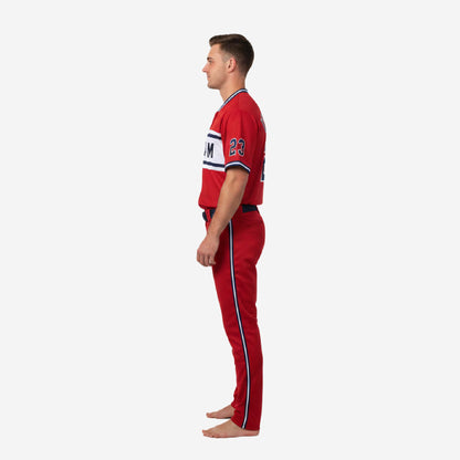Personalized Baseball Team Uniform - Custom Jersey & Pants Set in Red