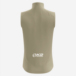 Men’s Sleeveless Cycling Jersey in Grullo/Khaki - K2 Sportswear | Custom Sports Uniforms & Apparels - K2 Sportswear