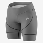 Premium Gray Women's Cycling Shorts – Made for You - K2 Sportswear | Custom Sports Uniforms & Apparels - K2 Sportswear