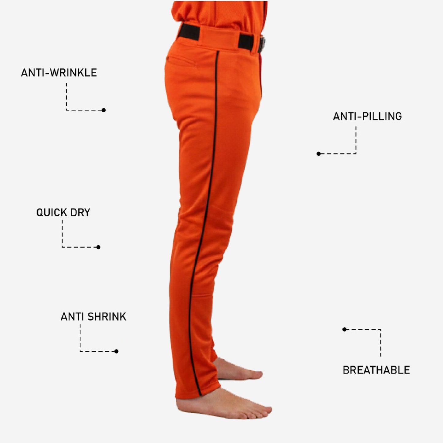 Custom Baseball Pants - Custom Team Colors Baseball Uniform Pants