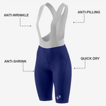Personalized Dark Blue Women’s Cycling Bib Shorts - K2 Sportswear | Custom Sports Uniforms & Apparels - K2 Sportswear