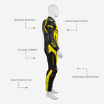Personalized Motorbike Leather Suit - Custom Racing One Piece Track Suit