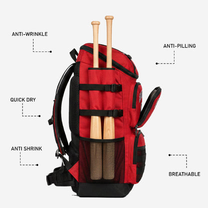 Custom Baseball Bag - Youth & Adult Baseball Equipment Bag Team Logo