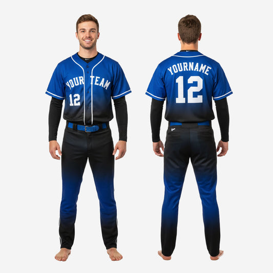 Personalized Baseball Team Uniform - Custom Sublimated Jersey Pants Complete Set
