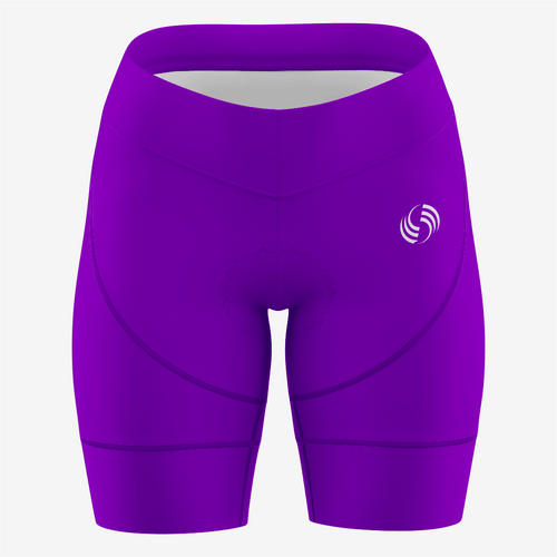 Premium Purple Women's Cycling Shorts – Made for You - K2 Sportswear | Custom Sports Uniforms & Apparels - K2 Sportswear