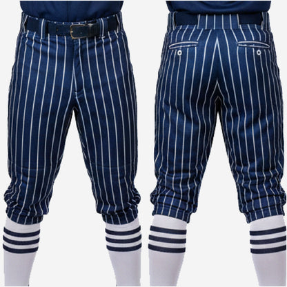 Custom Baseball Uniform Knickers - Pinstripe Knicker Pants Youth Adult