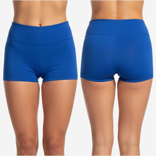 Blue Custom Cheerleading Shorts - Competition Athletic Shorts