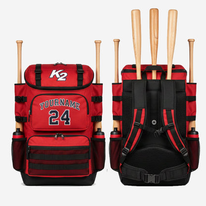 Custom Baseball Bag - Youth & Adult Baseball Equipment Bag Team Logo