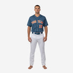 Custom Baseball Team Uniform in Gray - Jersey & Pants Custom Name Number Set