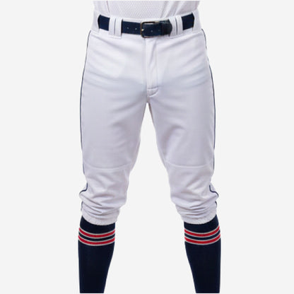 Custom Baseball Knicker Pants - Piped Baseball Uniform Knickers Team Colors