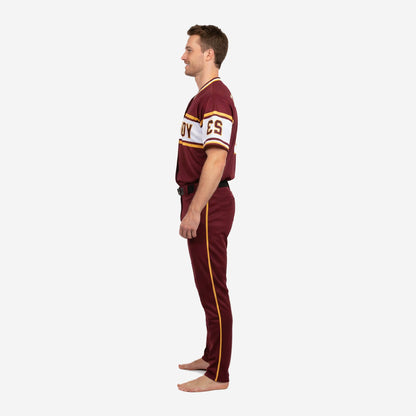 Personalized Baseball Team Uniform - Custom Jersey & Pants Set in Rose Wood