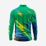 Men’s Green Long Sleeve Bike Jersey for Road Cycling - K2 Sportswear | Custom Sports Uniforms & Apparels - K2 Sportswear