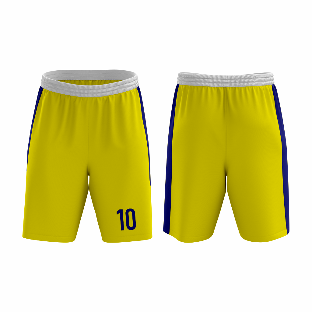 Basketball Uniform in Yellow and Blue RSCBU-009