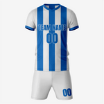 Comfortable White and Blue Soccer Gear for Teams - K2 Sportswear | Custom Sports Uniforms & Apparels - K2 Sportswear