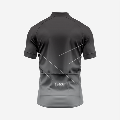 Dark Gray Performance Cycling Jersey and Shorts Set