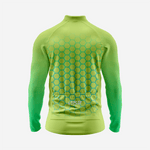 Full Zip Long Sleeve Cycling Jersey for Men | Hexagon Bike Shirt - K2 Sportswear | Custom Sports Uniforms & Apparels - K2 Sportswear
