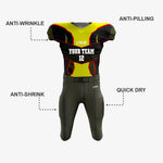 Custom Yellow/Black American Football Jersey/Kit – Unisex - K2 Sportswear | Custom Sports Uniforms & Apparels - K2 Sportswear