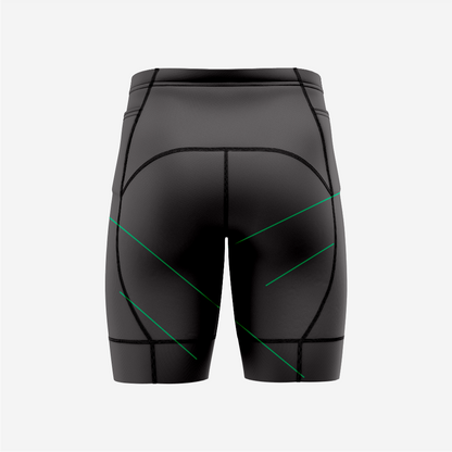 Men’s Black Cycling Shorts Lightweight Padded Bicycle Riding Gear