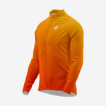Men’s Long Sleeve Cycling Jersey – Red-Orange, Pro Performance - K2 Sportswear | Custom Sports Uniforms & Apparels - K2 Sportswear