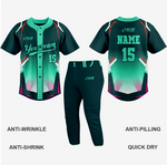Softball Full Button Jersey – Custom Dark Green for Teams - K2 Sportswear | Custom Sports Uniforms & Apparels - K2 Sportswear