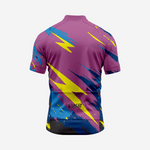 Men’s Short Sleeve Cycling Jersey for Road and Racing - Magenta - K2 Sportswear | Custom Sports Uniforms & Apparels - K2 Sportswear
