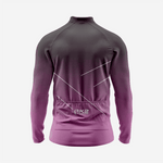 Men’s Dark Purple Long Sleeve Cycling Jersey for Road Riders - K2 Sportswear | Custom Sports Uniforms & Apparels - K2 Sportswear