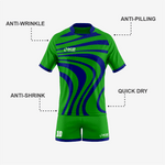 Custom Fit Dark Green/Blue Uniform for Teams - K2 Sportswear | Custom Sports Uniforms & Apparels - K2 Sportswear