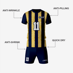 Premium Custom Dark Blue Volleyball Uniform Set - K2 Sportswear | Custom Sports Uniforms & Apparels - K2 Sportswear