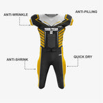 Custom American Football Uniform in Black/Yellow - K2 Sportswear | Custom Sports Uniforms & Apparels - K2 Sportswear