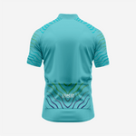 Men’s Turquoise Short Sleeve Cycling Jersey for Road and Racing - K2 Sportswear | Custom Sports Uniforms & Apparels - K2 Sportswear
