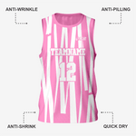 Men's Personalized Pink Lacrosse Pinnie - K2 Sportswear | Custom Sports Uniforms & Apparels - K2 Sportswear