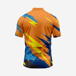 Men’s Short Sleeve Cycling Jersey for Road and Racing - Orange - K2 Sportswear | Custom Sports Uniforms & Apparels - K2 Sportswear