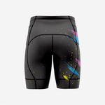 Black Mens Padded Bicycle Shorts with Breathable Compression Fabric - K2 Sportswear | Custom Sports Uniforms & Apparels - K2 Sportswear