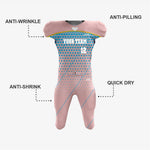 Personalized Light Pink American Football Uniform – Unisex Fit - K2 Sportswear | Custom Sports Uniforms & Apparels - K2 Sportswear
