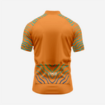 Men’s Orange Short Sleeve Cycling Jersey for Road and Racing - K2 Sportswear | Custom Sports Uniforms & Apparels - K2 Sportswear