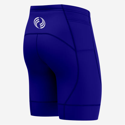 Custom Men's Cycling Shorts – Navy Blue Padded Bike Shorts