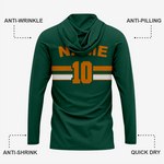 Custom Softball T-Shirt Hoodie in Dark Green for Men/Women - K2 Sportswear | Custom Sports Uniforms & Apparels - K2 Sportswear