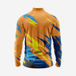 Men’s Brown Pink Long Sleeve Bike Jersey for Road Cycling - K2 Sportswear | Custom Sports Uniforms & Apparels - K2 Sportswear