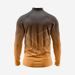 Men’s Orange Long Sleeve Cycling Jersey for Road Riders - K2 Sportswear | Custom Sports Uniforms & Apparels - K2 Sportswear