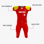 Custom Red American Football Uniform – Men & Women - K2 Sportswear | Custom Sports Uniforms & Apparels - K2 Sportswear