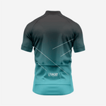 Premium Men's Cycling Short Sleeve Jersey in Cyan - K2 Sportswear | Custom Sports Uniforms & Apparels - K2 Sportswear