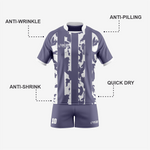 Personalized Rugby Jersey & Shorts Set in Davy Grey - K2 Sportswear | Custom Sports Uniforms & Apparels - K2 Sportswear