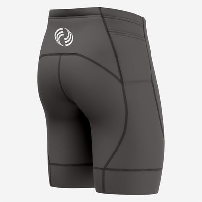 Customizable Men's Cycling Shorts – Dark Grey