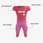 Custom Mulberry American Football Jersey/Kit – Unisex - K2 Sportswear | Custom Sports Uniforms & Apparels - K2 Sportswear