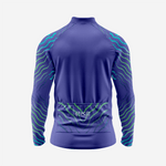Blue Men’s Long Sleeve Cycling Jersey Durable Bicycle Jerseys Mens - K2 Sportswear | Custom Sports Uniforms & Apparels - K2 Sportswear