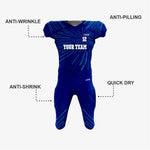 Dark Blue Personalized American Football Uniform for Men/Women/Youth - K2 Sportswear | Custom Sports Uniforms & Apparels - K2 Sportswear