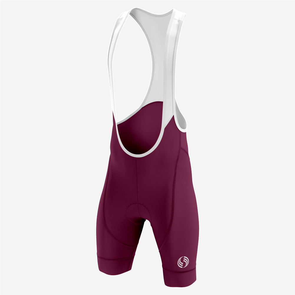 Tyrian Purple Cycling Bib Shorts – Men’s Pro Style