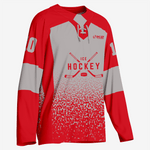 Dark Red Custom Ice Hockey Jersey – Team Wear - K2 Sportswear | Custom Sports Uniforms & Apparels - K2 Sportswear