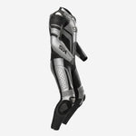 Custom Motorcycle Racing Suit - One Piece Leather Racing Suit in Black